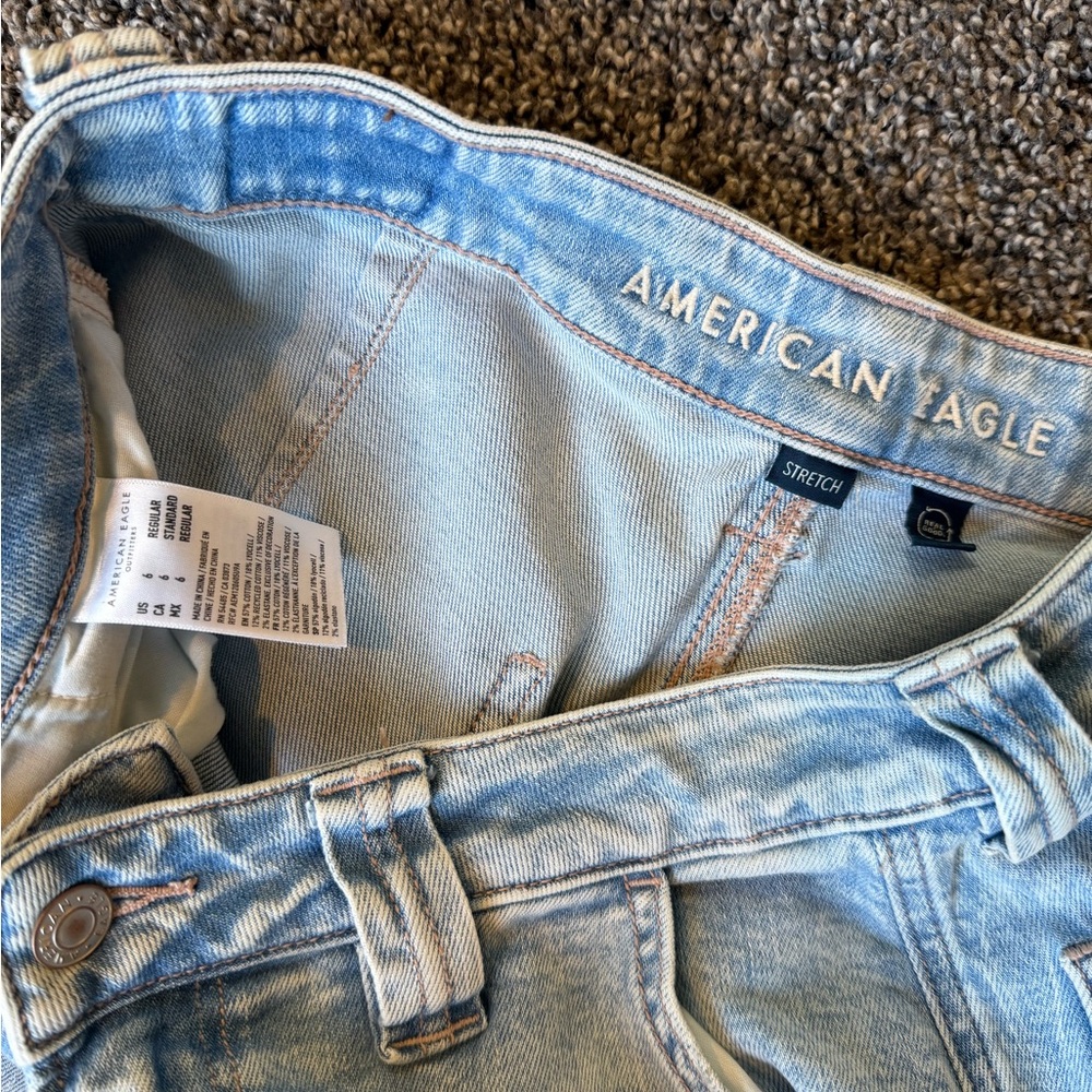 American Eagle Outfitters Light Wash Denim Jeans